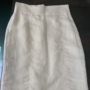 Zara linen pencil skirt NWOT